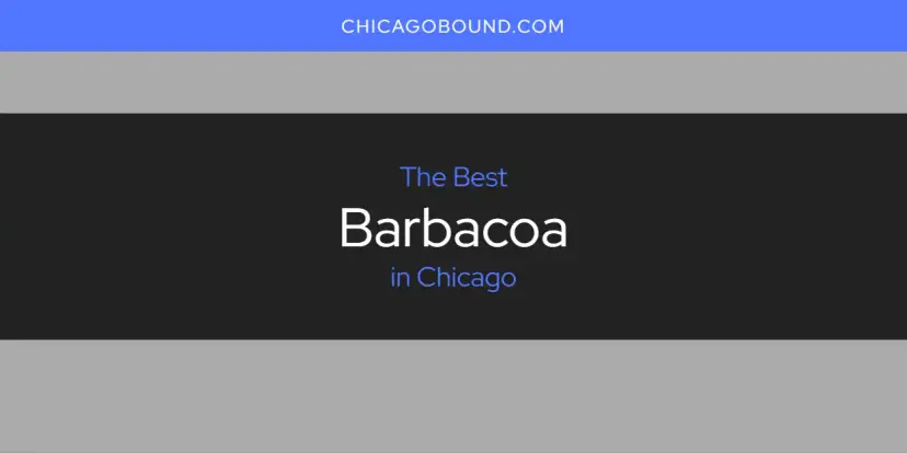 The Absolute Best Barbacoa in Chicago  [Updated 2024]