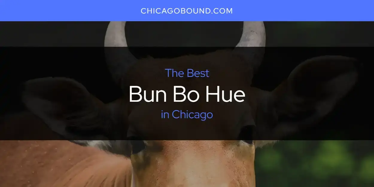 The Absolute Best Bun Bo Hue in Chicago  [Updated 2023]