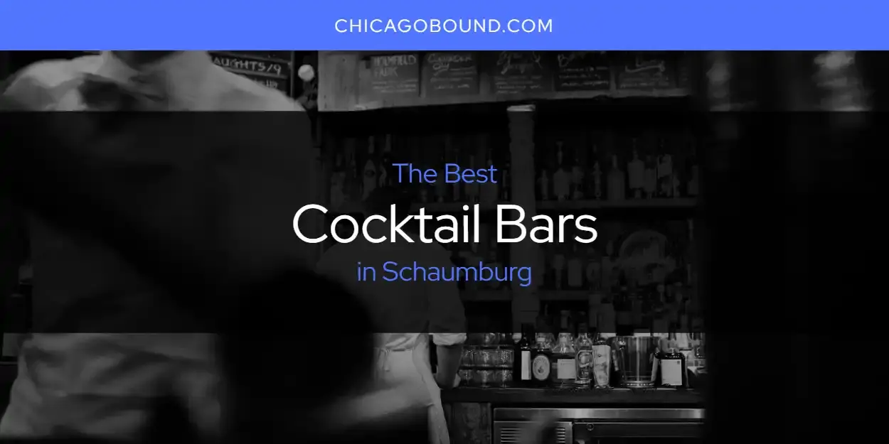 The Absolute Best Cocktail Bars in Schaumburg  [Updated 2023]