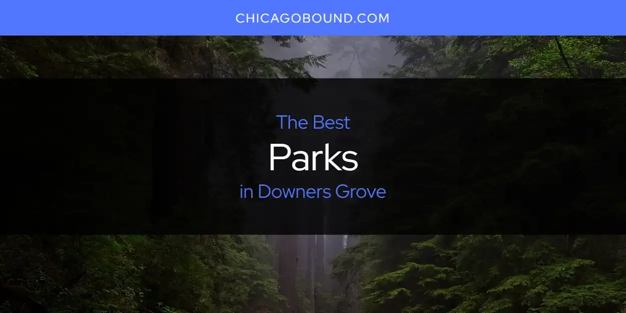 The Best Parks in Downers Grove [Updated 2023]