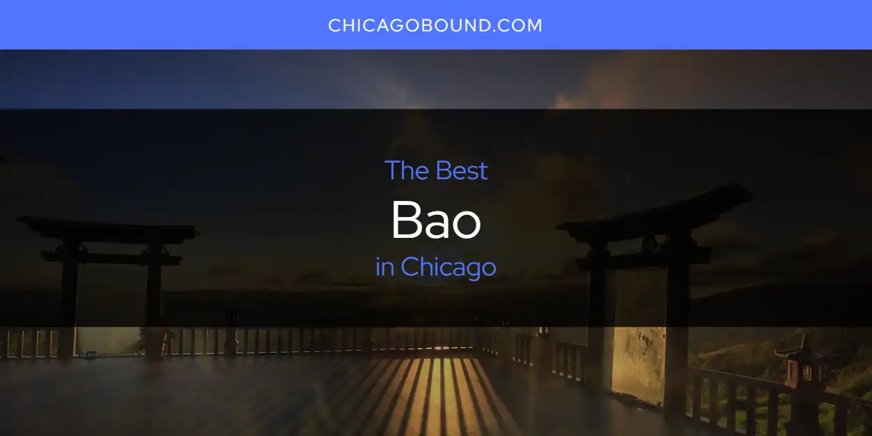 The Absolute Best Bao in Chicago  [Updated 2025]