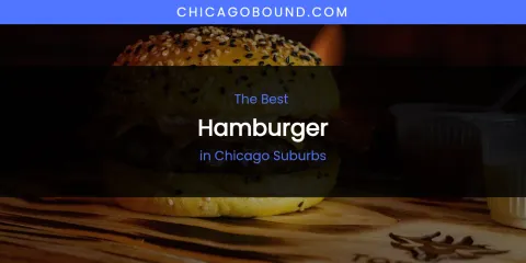 The Absolute Best Hamburger in Chicago Suburbs
