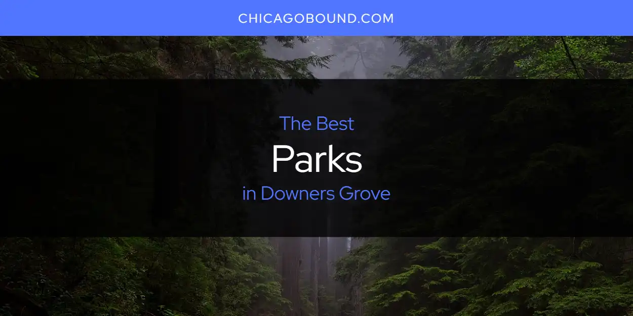 The 2026 Best Parks in Downers Grove List